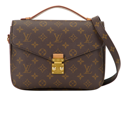 Pochette Metis, &pound;1,200, Handbags, Brown, Canvas, Front view